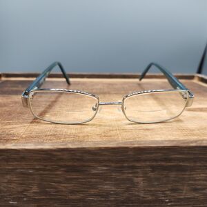 COACH MONA 1008 GUNMETAL 49-17-135 Womens Rectangle Eyeglasses *FRAMES ONLY*